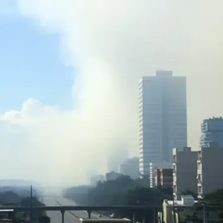 Manaus amanhece sob fumaça pela quarta vez em 10 dias