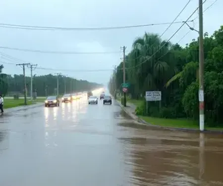 Chuva intensa em Manaus traz risco de alagamentos